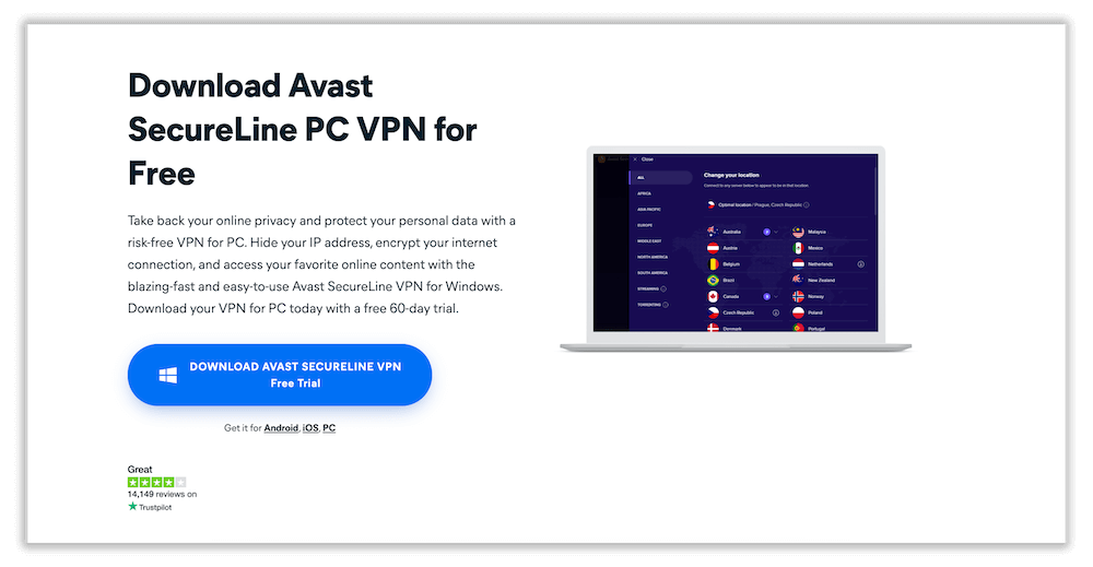 avast free trial
